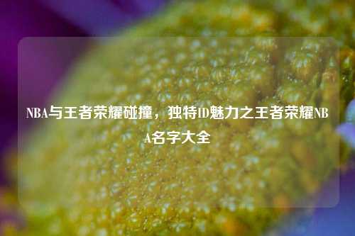 NBA与王者荣耀碰撞，独特ID魅力之王者荣耀NBA名字大全
