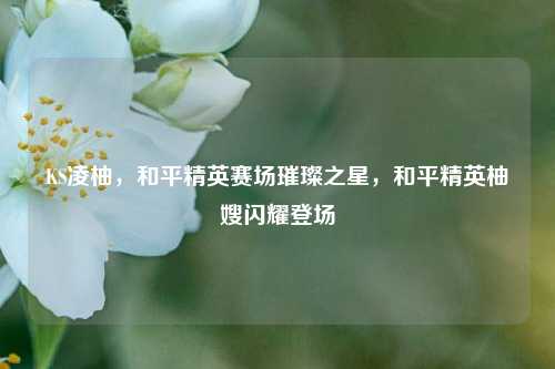 KS凌柚，和平精英赛场璀璨之星，和平精英柚嫂闪耀登场