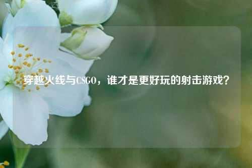 穿越火线与CSGO，谁才是更好玩的射击游戏？